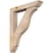 Ekena Millwork Funston Traditional Smooth Bracket w/ Offset Brace, Douglas Fir, 5 1/2"W x 30"D x 36"H BKT0604X30X36FST01SDF - alternate 1